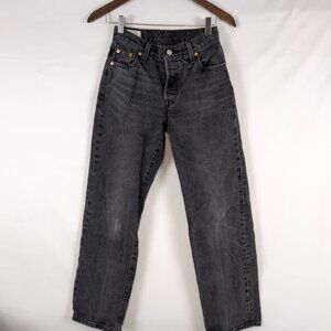 Levi's Women's Gray/Black 501 90's Denim Jeans Straight Leg, US 23